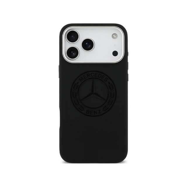Mercedes-Benz HC Magsafe Leathe HC Magsafe Silicone Vintage Logo Iphone 17 Pro Max MEHMP17X25LSOVILK Black