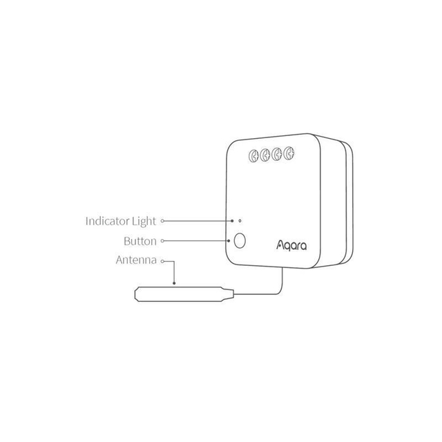 Aqara Single Switch Module T1 No Neutral White