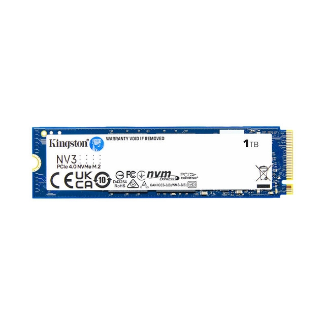 Kingston SSD NVMe 1000G NV3 M.2 SNV3S/1000G Black