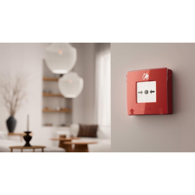 Ajax ManualCallPoint Jeweller Red