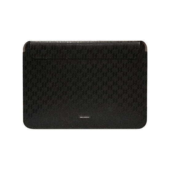 Karl Lagerfeld Saffiano Mono Plaque Computer sleeve 14 inch KLCS14SAKLHPK  Black