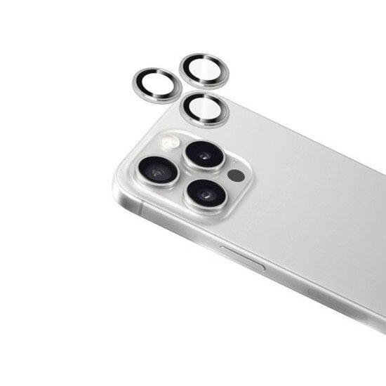 Glass Pro+ Eagle Eye Camera Pro For Apple iphone 16 Pro/16 Pro Max Silver