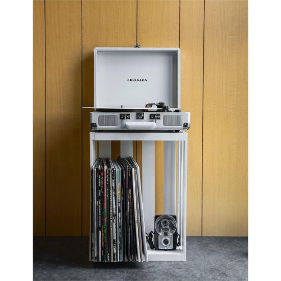 Crosley Cruiser Deluxe Turntable White Sand