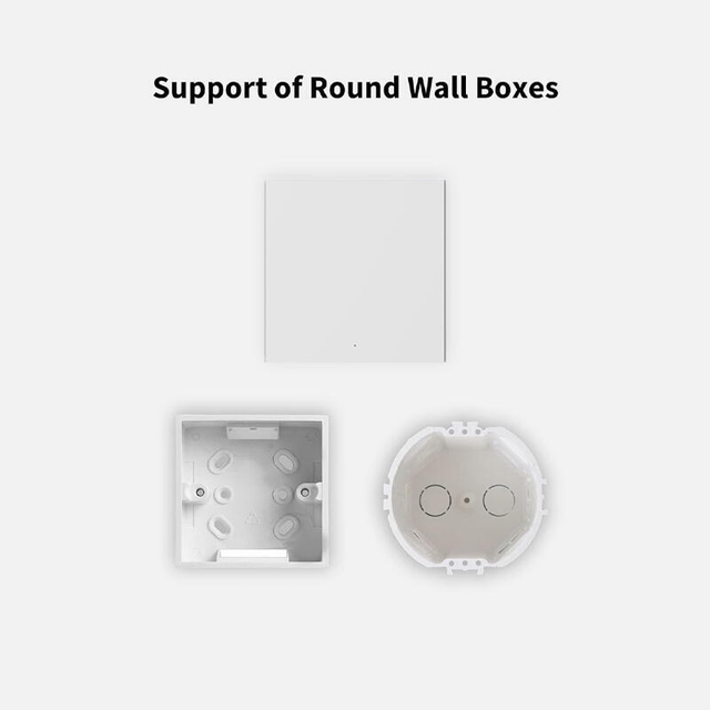 Aqara Smart Wall Switch H1 EU No Neutral Single Rocker White