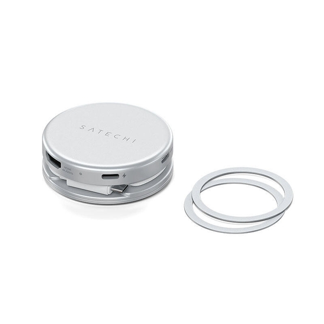 SATECHI OntheGo 5-in-1 Multiport Adapter Silver