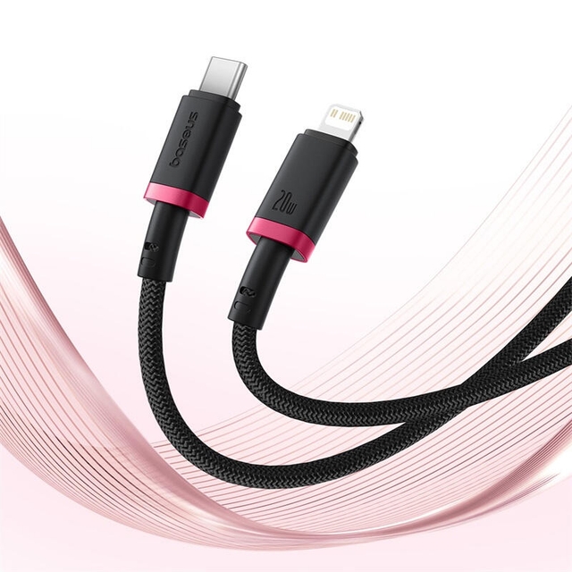 Baseus Dura Series Fast Charging Cable Type-C to Lightning 20W 1m P10377800U01-01 Red/Black