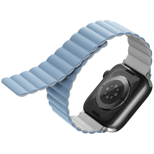 Uniq Revix Reversible Magnetic Apple Watch Strap 41/40/38Mm White/Blue