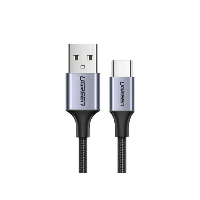 Ugreen USB to USB-C Cable Nickel Plating Aluminum Braid 1.5m 60127 Black