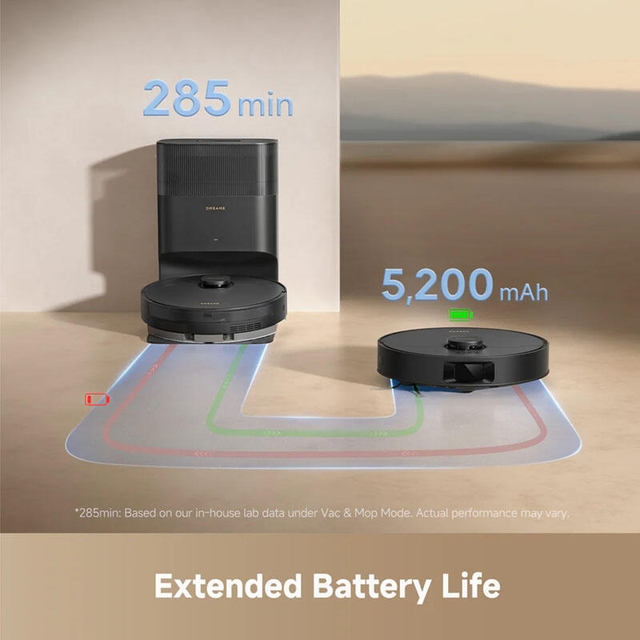 Dreame Robot Vacuum D20 Plus Black