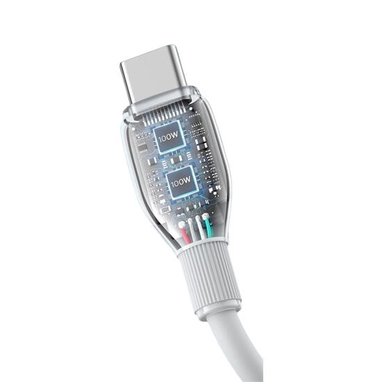 Baseus Pudding Series Fast Charging Cable Type-C to Type-C 100W 2m P10355702221-B2 Stellar White