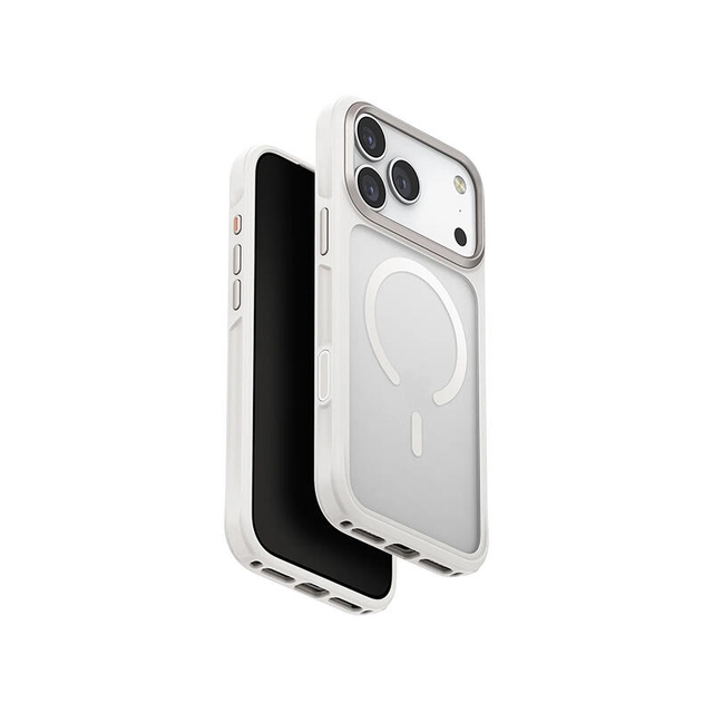 Uniq Hybrid Magclick Charging Veren Apple iPhone 17 Pro Max Chalk Frost