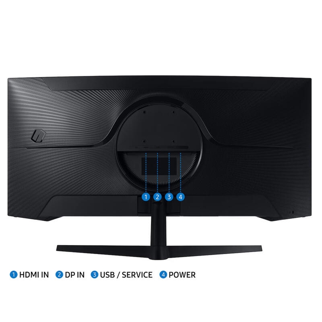 Samsung Odyssey G5 Gaming Monitor 34 LC34G55TWWIXCI Black