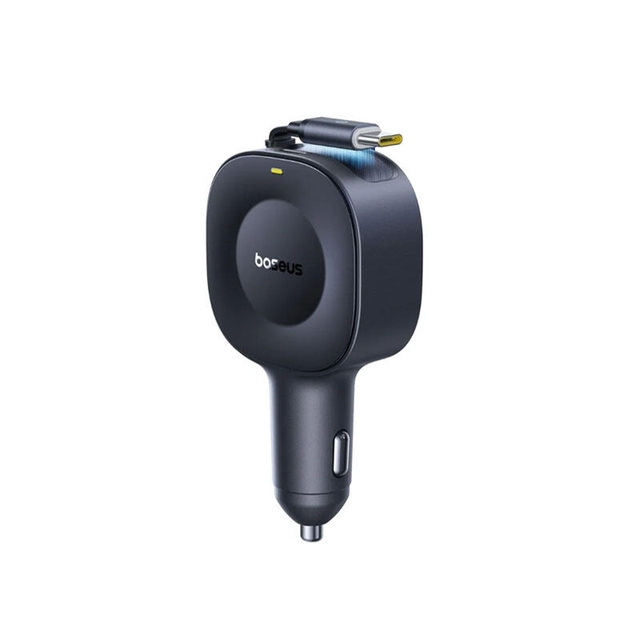Baseus PrimeTrip VR2 Car Charger with Retractable Cable C+C 30W C0206400 Cosmic Black