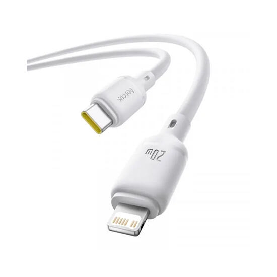 Baseus Silky Series Fast Charging Cable Type-C to Lightning 20W 1m P10377700213-00 White