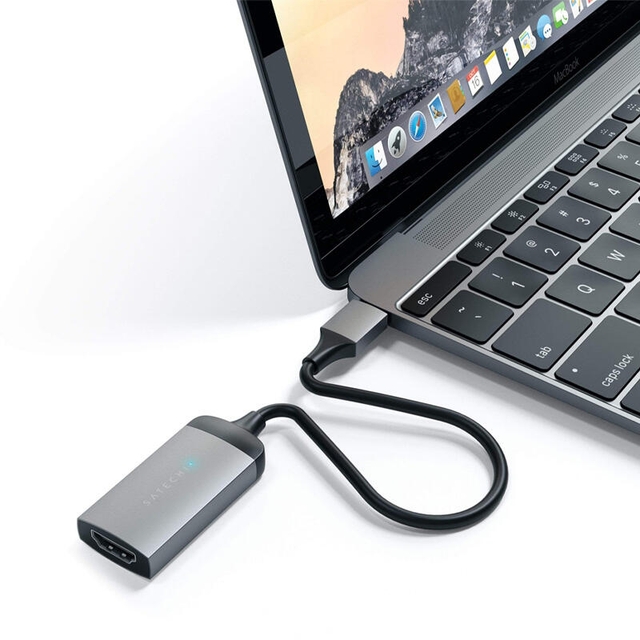 Satechi Aluminum Type-C to HDMI Adapter 4K ST-TC4KHAM Space Grey