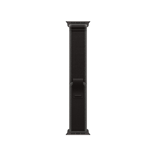 Apple Watch Ultra 3 49mm Black Titanium Case With Black/Charcoal Trail Loop MF1H4 M/L