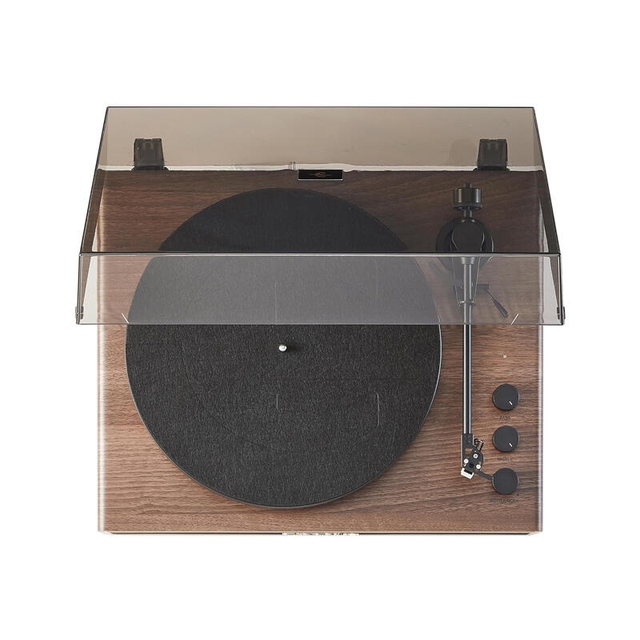Crosley Stave Record Player Walnut