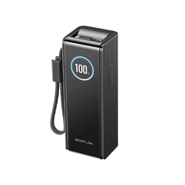 Ecoflow Rapid Power Bank 25000mAh 100W Built in Cable Black