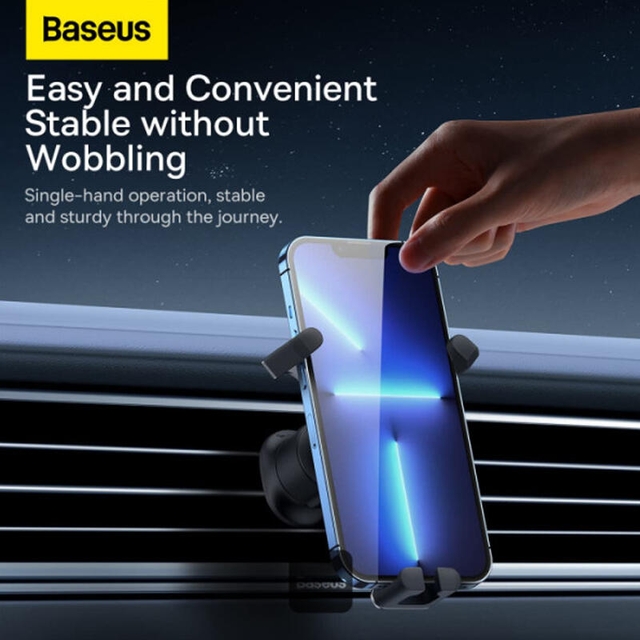 Baseus Stable Gravitational Car Mount Air SUWX020001 Black
