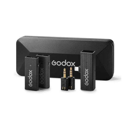 Godox 2.4GHz Wireless Microphone System MoveLink Mini LT Kit 2 Black