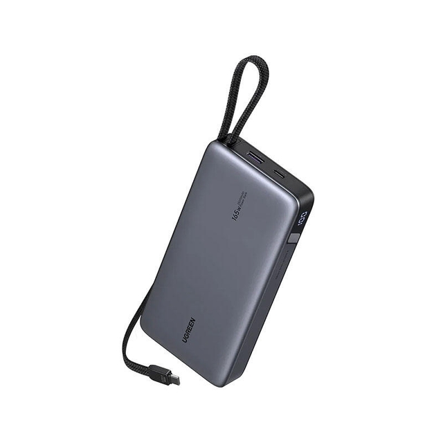 Ugreen Nexode 25000mAh Type-C USB Power Bank With Built-in Type-C Cable 55995B Grey