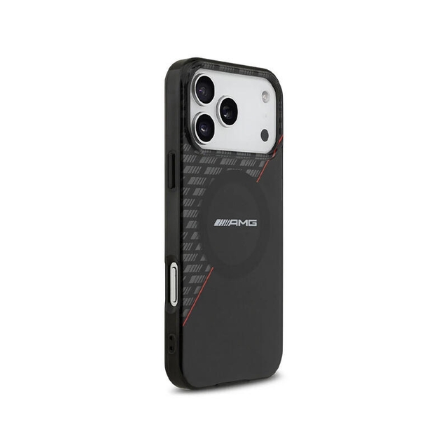 AMG HC Magsafe Double Layer Transparent RhoMBs Iphone 17 Pro Max AMHMP17X24HRDKR Black/Red
