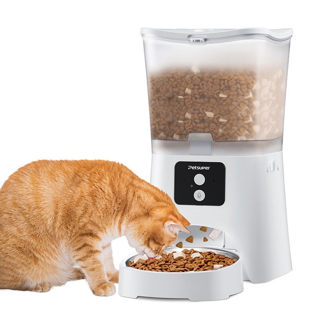 Petsuper Smart Pet Feeder PF02-2 White