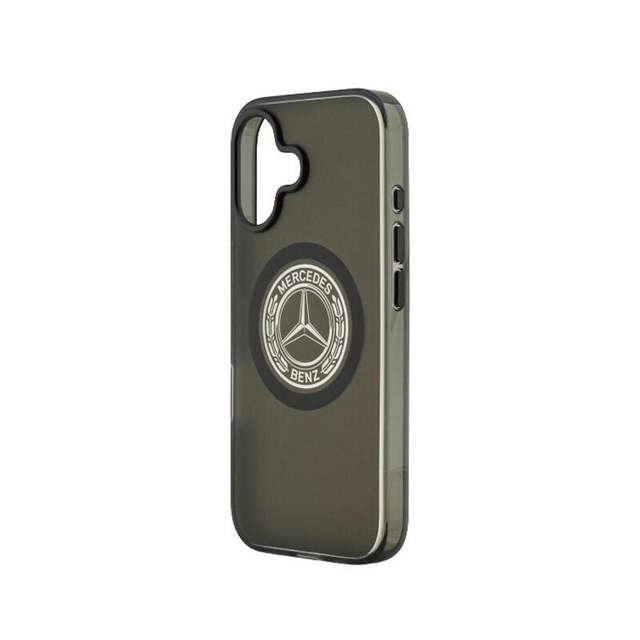 Mercedes-Benz Hc Magsafe Pc/Tpu Frosted W/ Vintage Logo Iphone 17 MEHMP17S25HTVILK Black