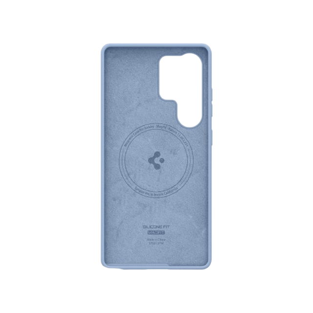 Spigen Silicone Fit MagFit Case For Samsung Galaxy S25 Ultra ACS09018 Sapphire Blue