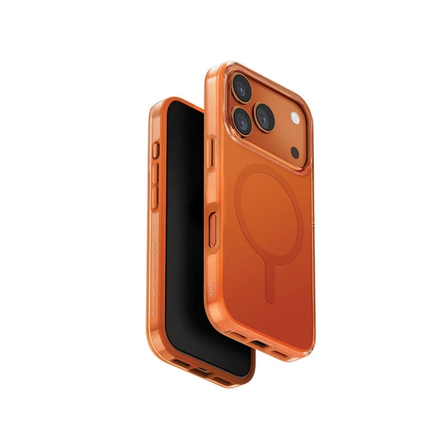 Uniq Hybrid Magclick Charging Clario Apple iPhone 17 Pro Volt Orange