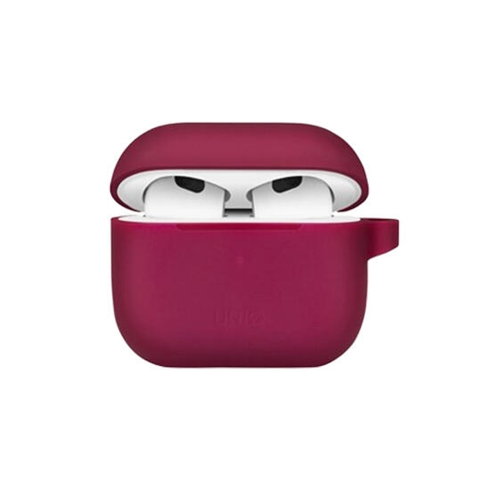 Uniq Vencer Airpods 3RD Gen Silicone Hang Case Burgundy