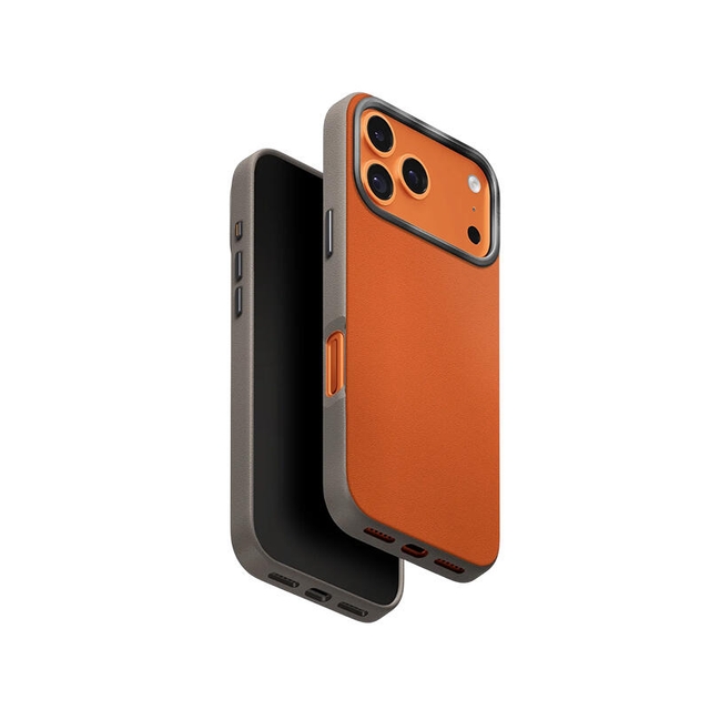 Uniq Hybrid Magclick Charging Lyden Apple iPhone 17 Pro Flame Orange
