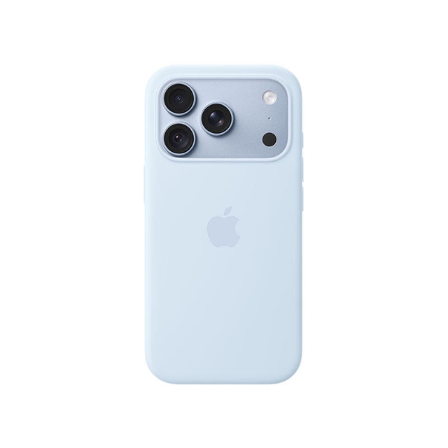 Apple iPhone 18 Pro Silicone Case with MagSafe MK8W4ZM/A Crisp Blue