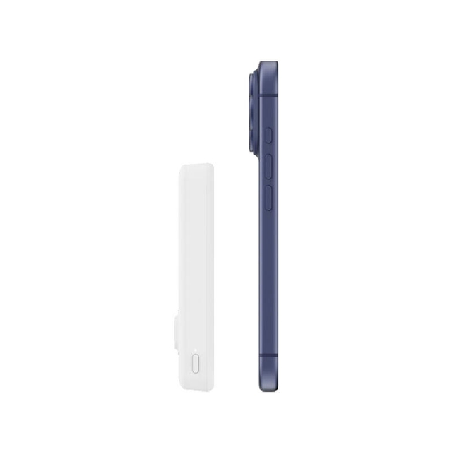 Belkin Slim Magnetic Wireless Power Bank Qi2 15W 10000mAh With Stand BPD016HQWH White