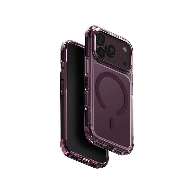 Uniq Hybrid Magclick Charging Combat Apple iPhone 18 Pro Deep Burgundy