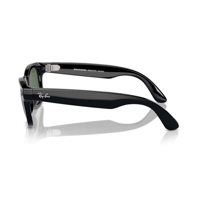 RayBan Meta WayFarer RW4008 Shiny Black/Green