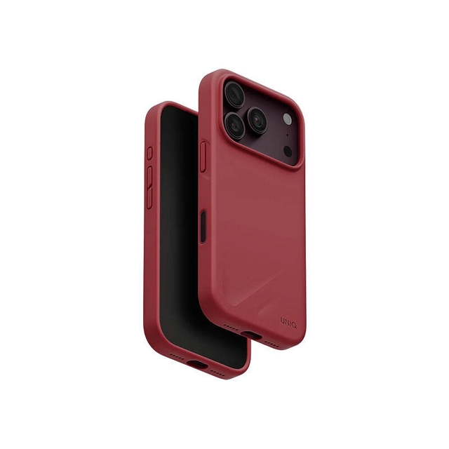 Uniq Hybrid Magclick Charging Lino Apple iPhone 18 Pro Cranberry Red