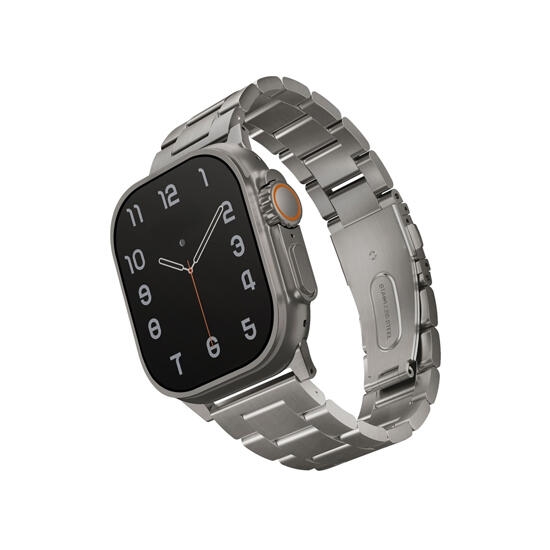 Uniq Osta Apple Watch Steel Strap With Self-Adjustable Links 49/45/44/42Mm Silver