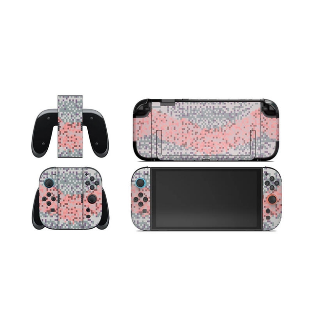 DOBE Switch 2 Fun Console Stickers TNS-5192 Pink/Blue