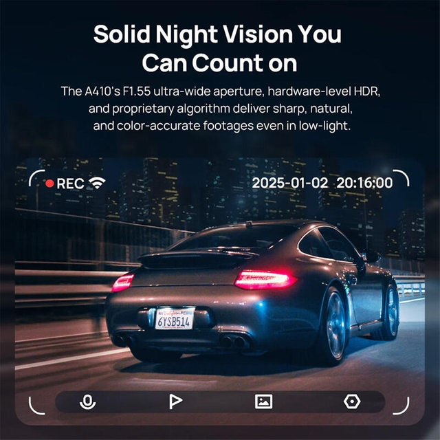 Xiaomi 70mai Dash Cam A410 Black