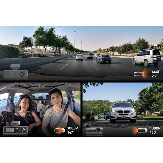 Xiaomi 70mai Dash Cam T400-1 Set Black