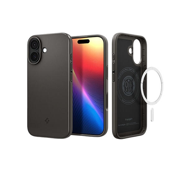 Spigen Thin Fit Magfit Case For Apple iPhone 17 ACS10375 Gunmetal