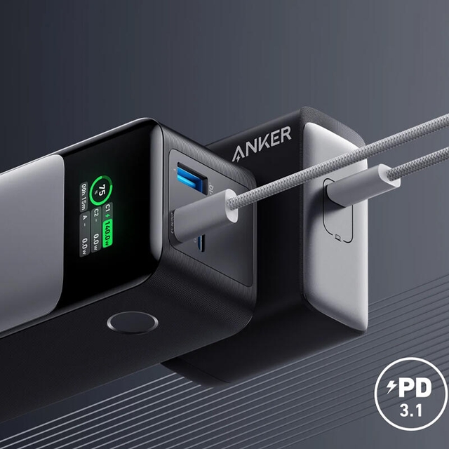 Anker 737 140W Power Bank 24000mAh A1289011 Black
