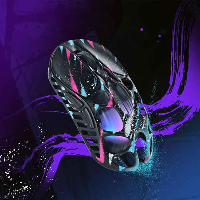 GravaStar Gaming Mouse Special Edition Mercury X Pro Wireless 8K Dongle Neon Graffiti