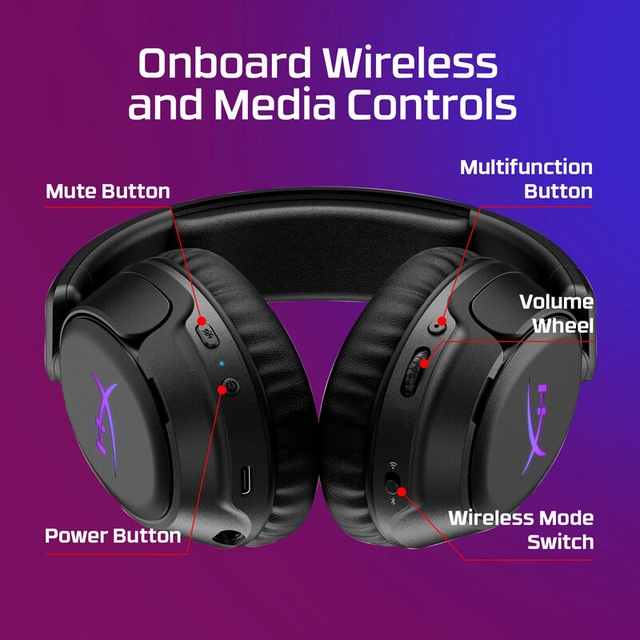 HyperX Gaming Headset Cloud Flight 2 WL B5VC4AA Black