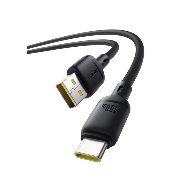 Baseus Silky Series Fast Charging Cable USB to Type-C 100W 1m P10377703113-00 Cluster Black