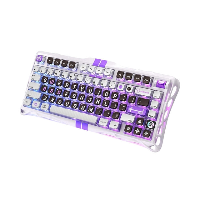 GravaStar Gaming Keyboard Mercury V75 75% Hall Effect Magnetic Switch Mecha Gray