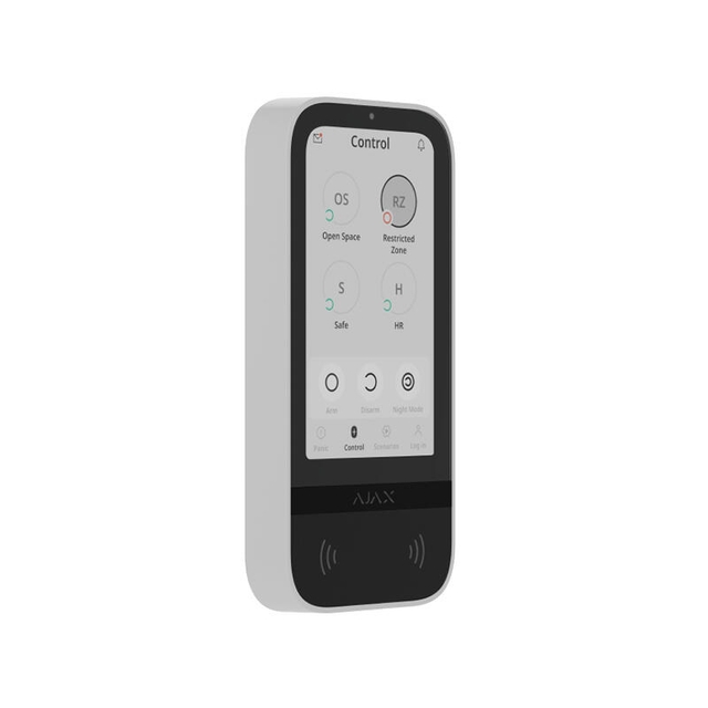 საუკეთესო ფასი │ Ajax KeyPad TouchScreen Jeweller White სენსორული ...