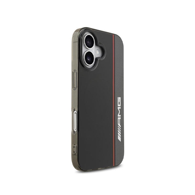 AMG HC Magsafe Double Layer Transparent Bow Lines Iphone 17 AMHMP17S24HVTLK Black
