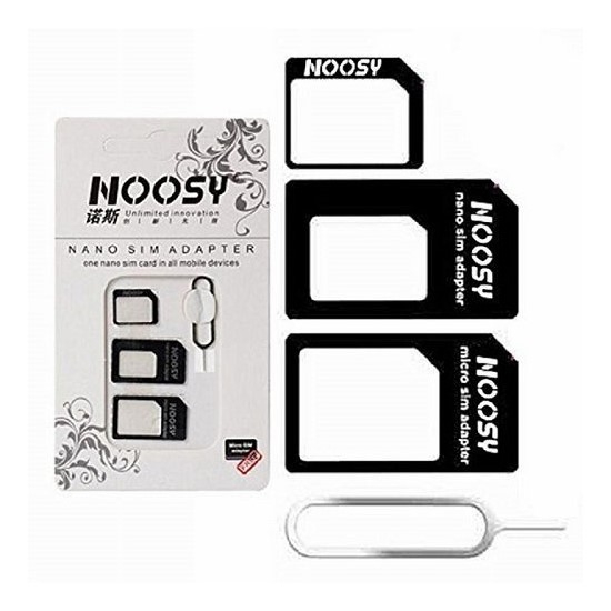 Noosy SIM Adapter 4in 1 Black